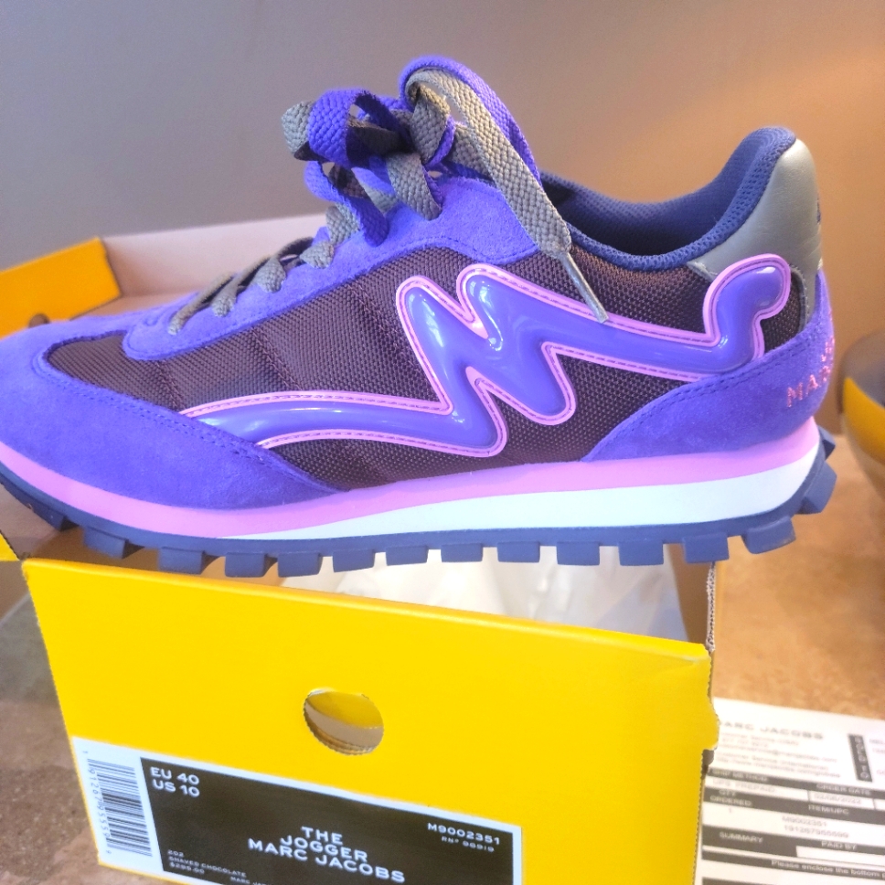 Marc Jacobs Purple & Pink Trail Runner Sneakers